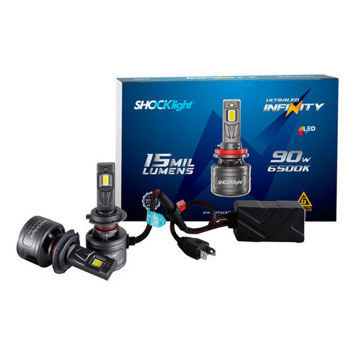 PAR LAMPADAS ULTRA LED SUPER FORTE INFINITY SHOCKLIGHT 15000LM 12/24V em Oferta na Shopee