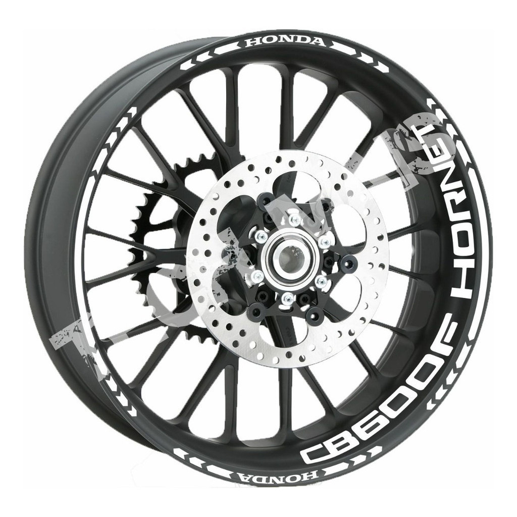 Kit Adesivos Refletivo De Rodas e Frisos para Moto Honda Cb 600 F Hornet cb 600f cb600f sticker