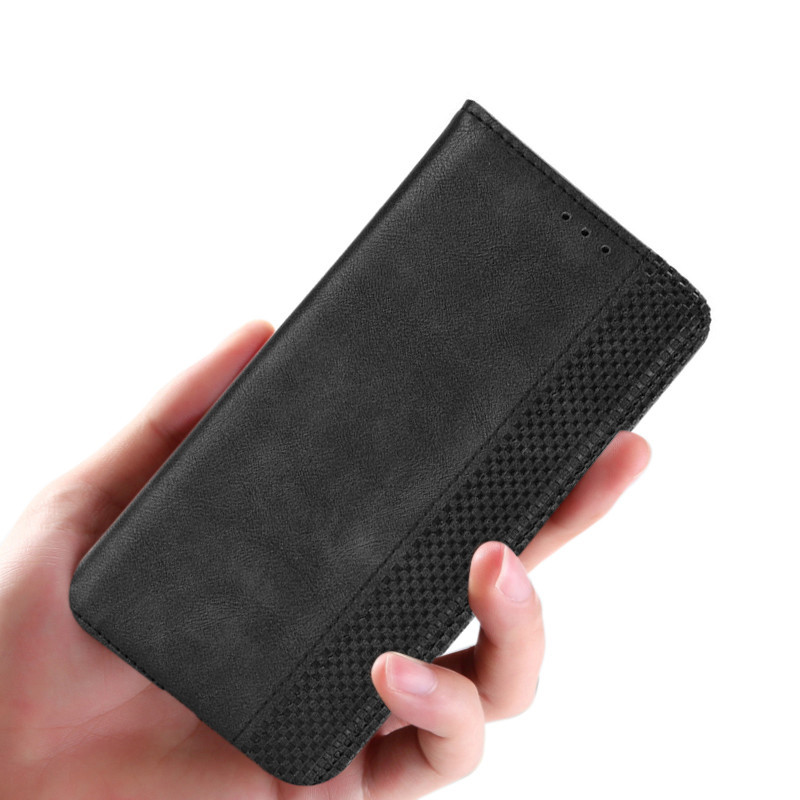 Capa De Telefone Para VIVO IQOO Z11 Turbo Traseira Flip Fivela Magnética Retro Suporte Carteira Z11X Z11 Lite Casos