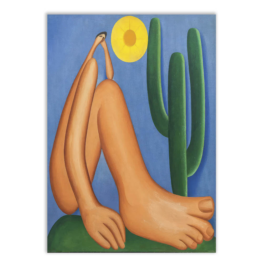 Placa Decorativa Abaporu Tarsila Do Amaral Pintura Decoração
