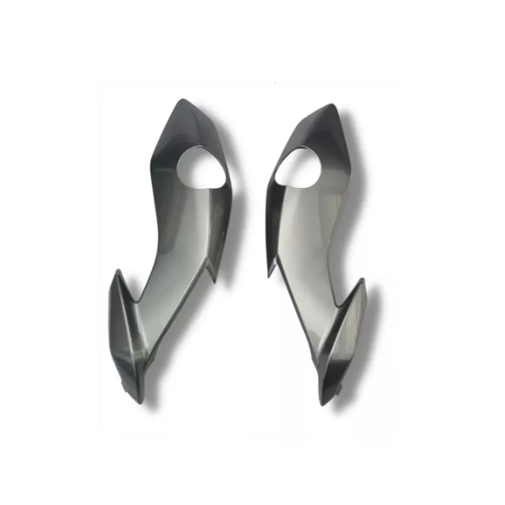 CARENAGEM LATERAL FAROL - FAN 160 PRATA METALICO 23