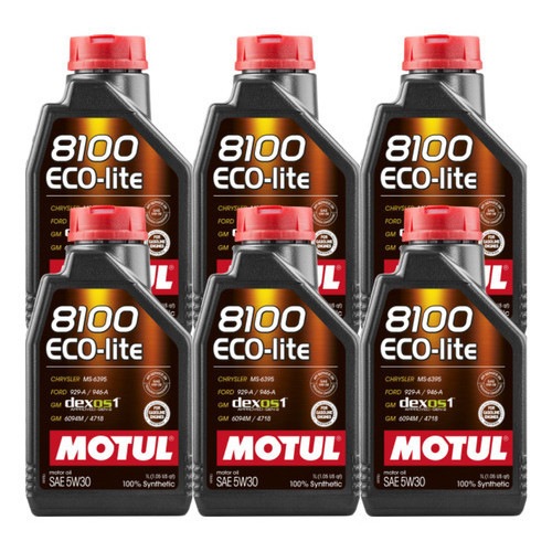KIT MOTUL 8100 ECO-LITE 5W-30 6 LITROS - Spare Parts and Accessories for Vehicles