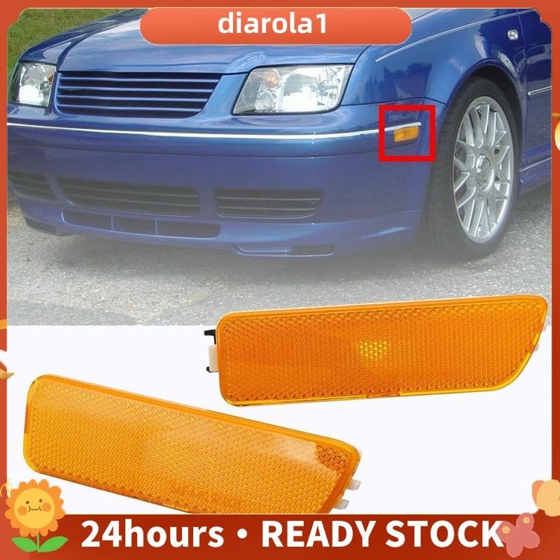 2Pcs Luz De Marcação Lateral Do Pára-Choques Dianteiro Carro Repetidor De Lâmpadas De Sinalização Para GOLF MK4 1999-2005