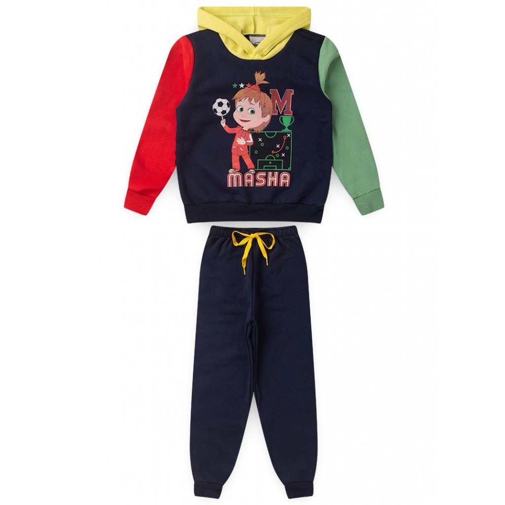 Conjunto Masculino Infantil Player - Masha e o Urso - Baby & Kids Fashion