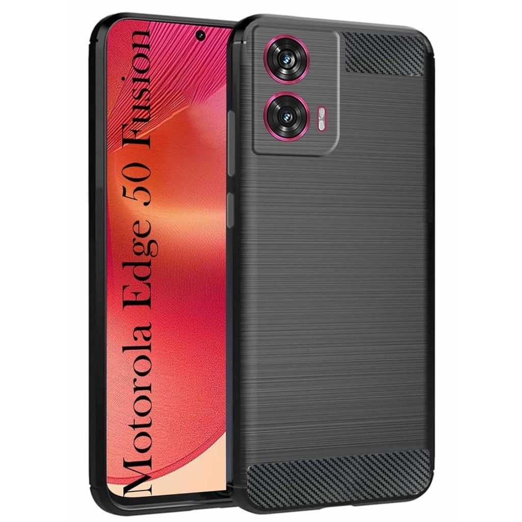 Capa Capinha Fibra Para Motorola Edge 50 Fusion Anti Impacto - FIBRA NORMAL, NÃO