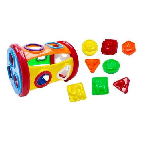 Brinquedo Didático Cilindro Mágico Bloco Montar Encaixe