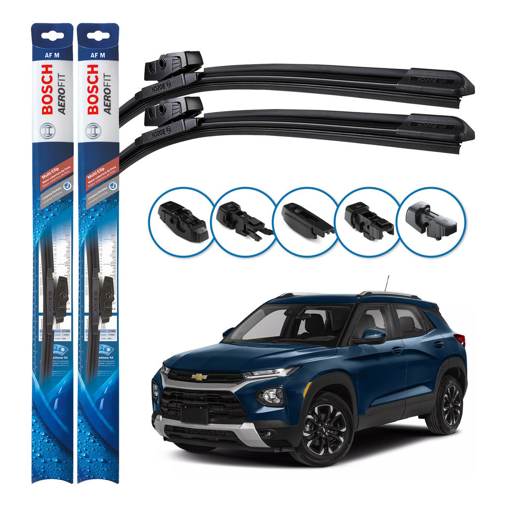 Par de Palhetas Limpador Parabrisa Multiclip Original Bosch Chevrolet Trailblazer 2020 A 2024