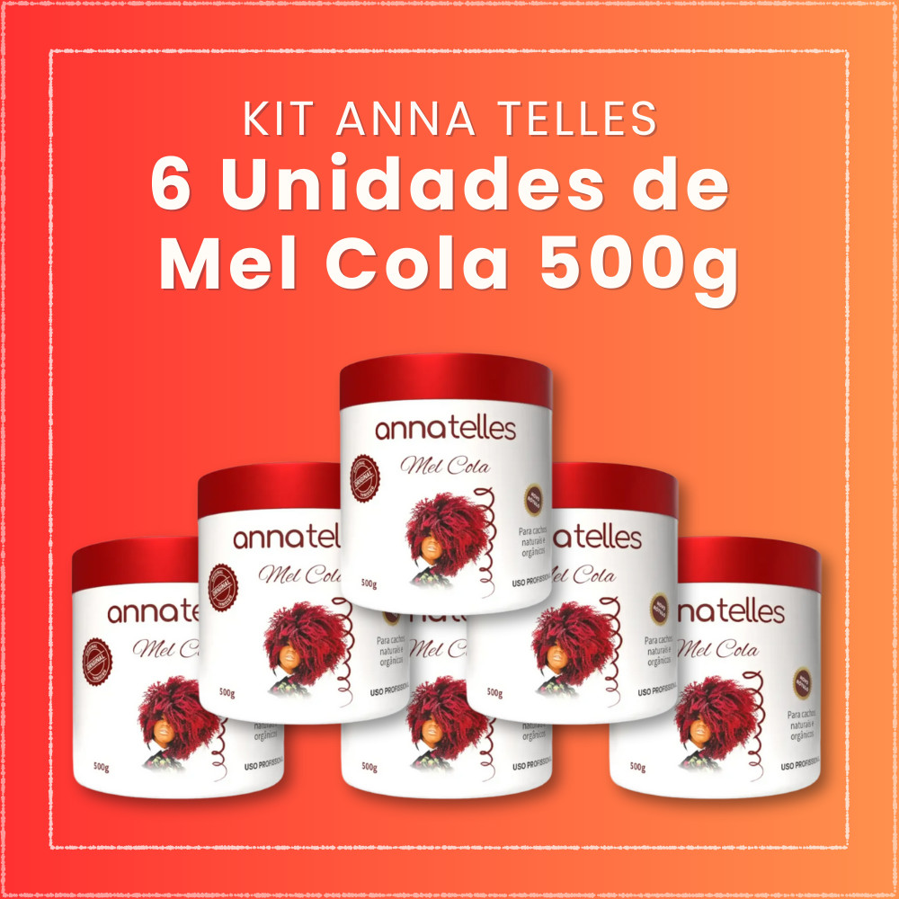 Kit 6 Und - Mel Cola 500g Anna Telles