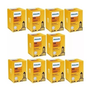 Kit 10 Lampada Philips Halogena H4 12v 55w Standard Original em Oferta na Shopee