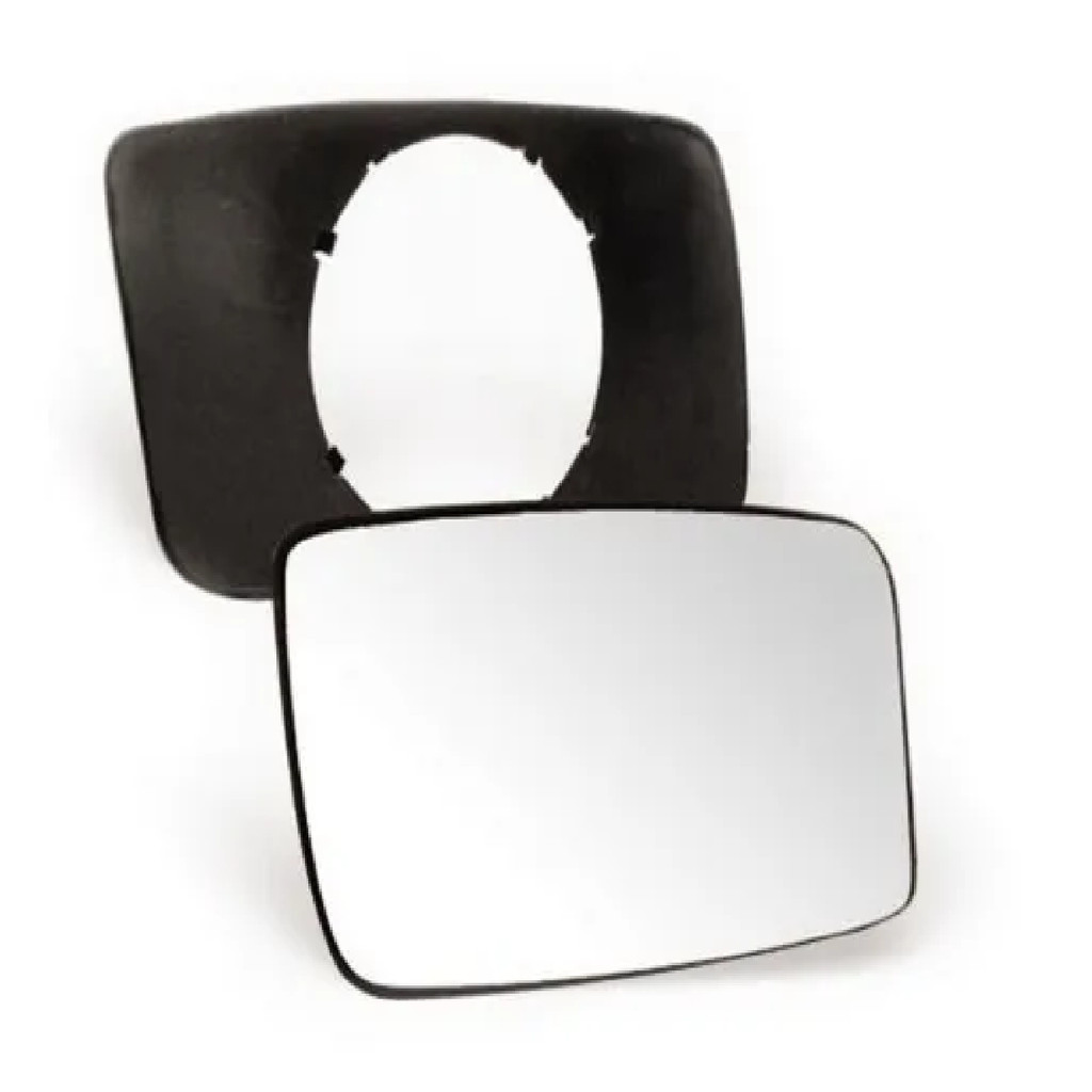 Lente Espelho C/ Base Retrovisor Santana 85 86 87 88 89 90