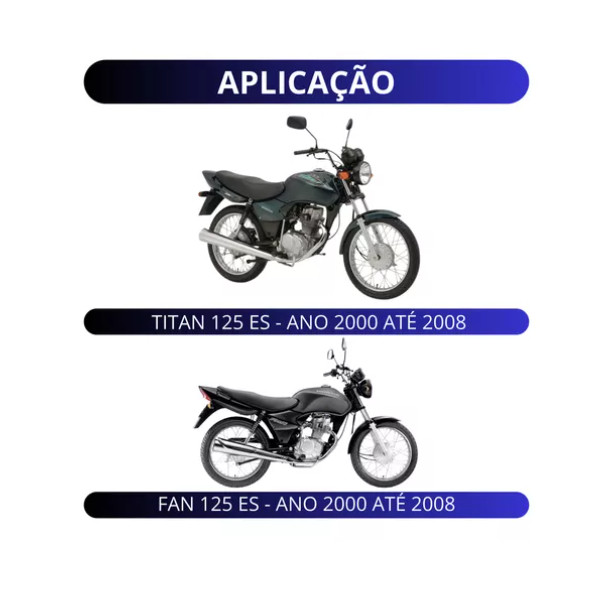Bengala Cilindro Titan Fan 125 Es 00 Até 08 Direito Disco — imagem 2 de 2