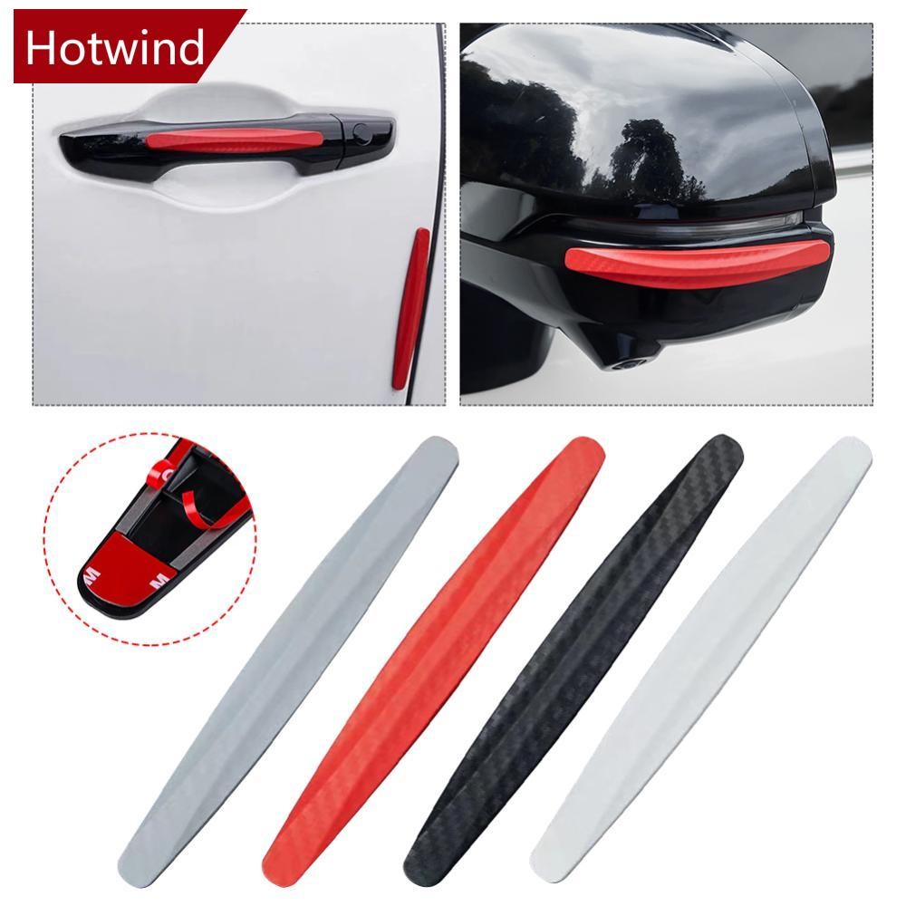 HOTWIND 4 Pçs Tiras Anti-Colisão Do Pára-Choques Carro Porta Corpo Scratch De Fita Protetora Automotiva Guarda Adesivos 