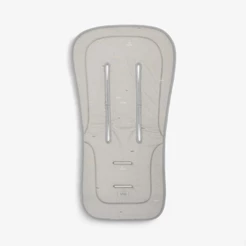 Capa Protetora Para Carrinho Almofada Universal Aberturas Macia Algodão Antitranspirante Seally Me Cinza Kikkaboo