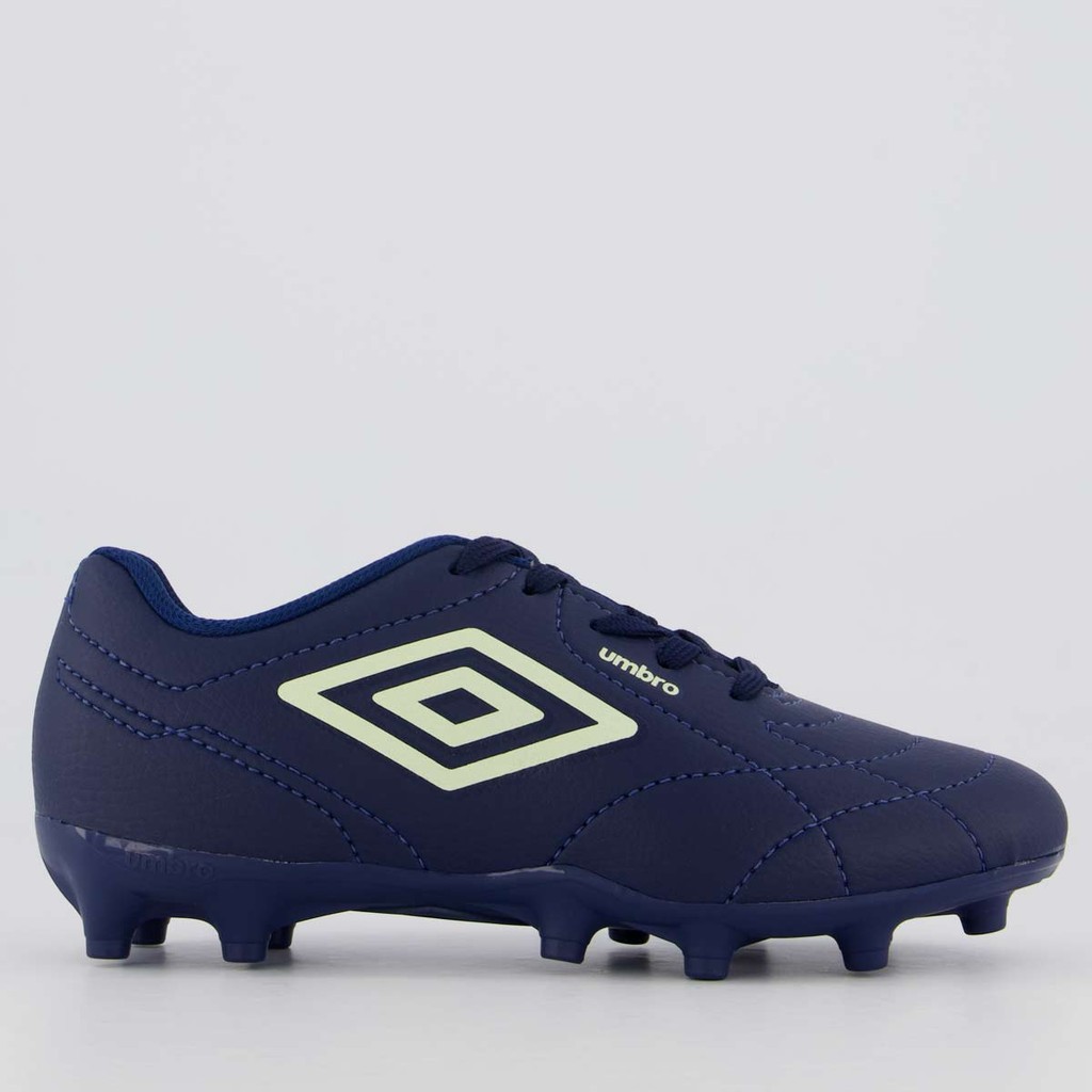 Chuteira Umbro Class Footballer Campo Juvenil Marinho em Oferta na Shopee