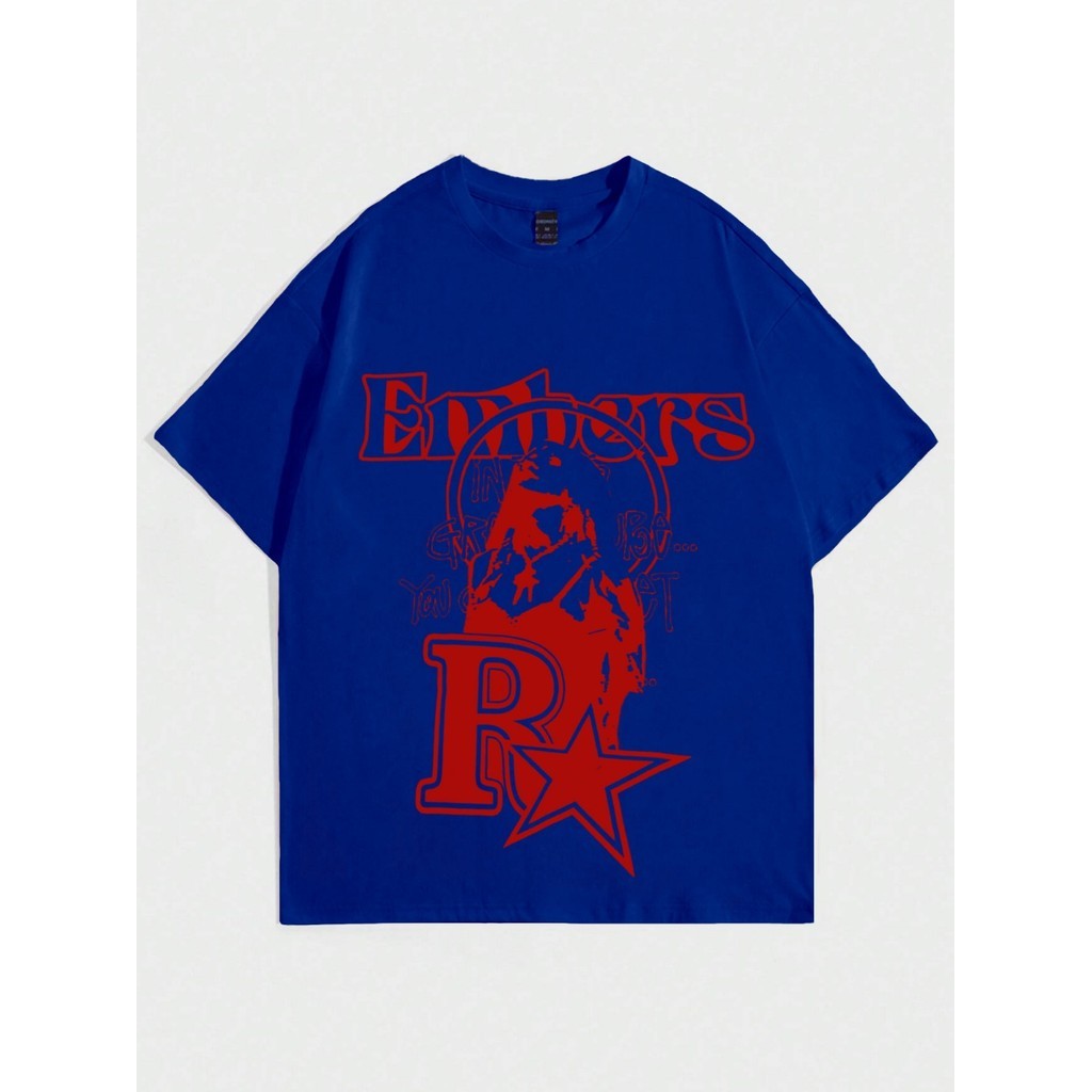 Camiseta Oversized Masculina Estilo Blusa Tumblr T Shirt Personalizada Camisa Manga Curta Academia