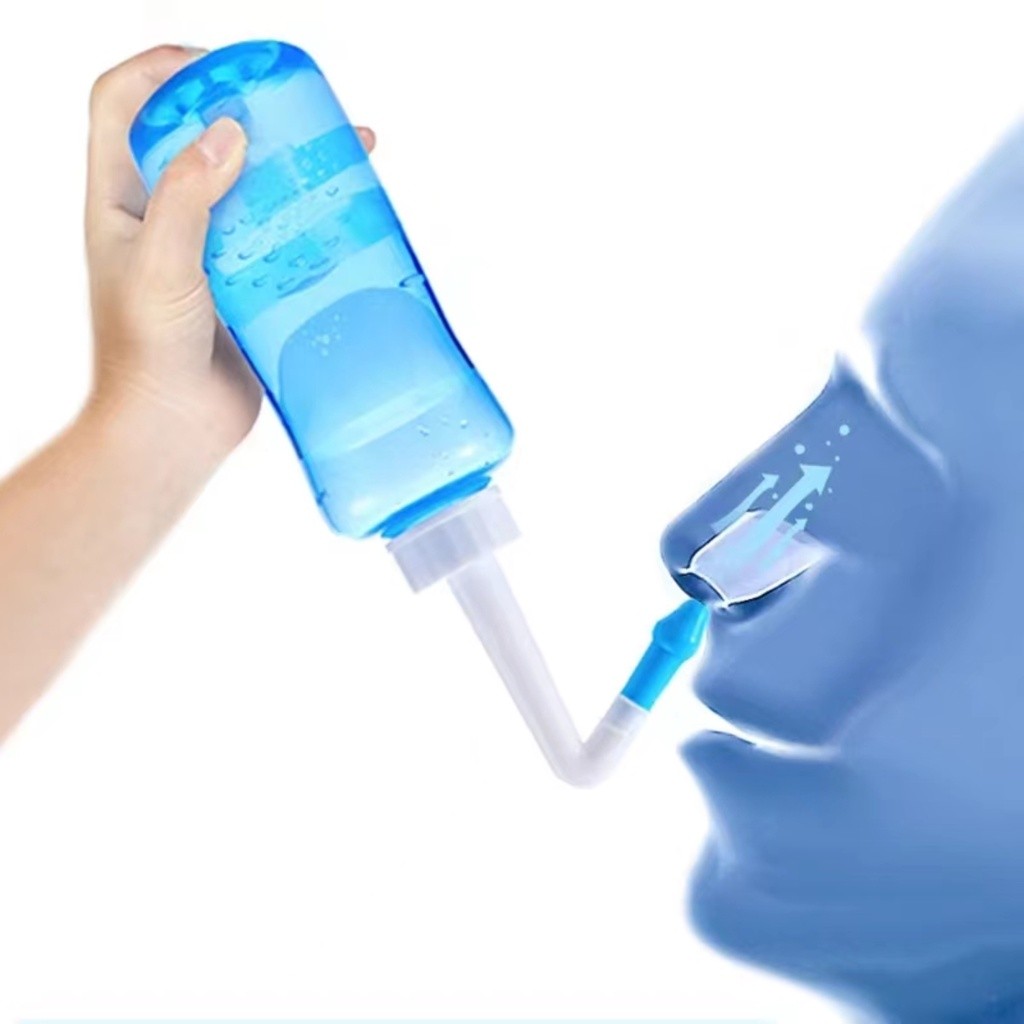 Higienizador Nasal Lavador Irrigador Limpa Nariz Limpeza Rinite 300ml Caseiro Eficaz