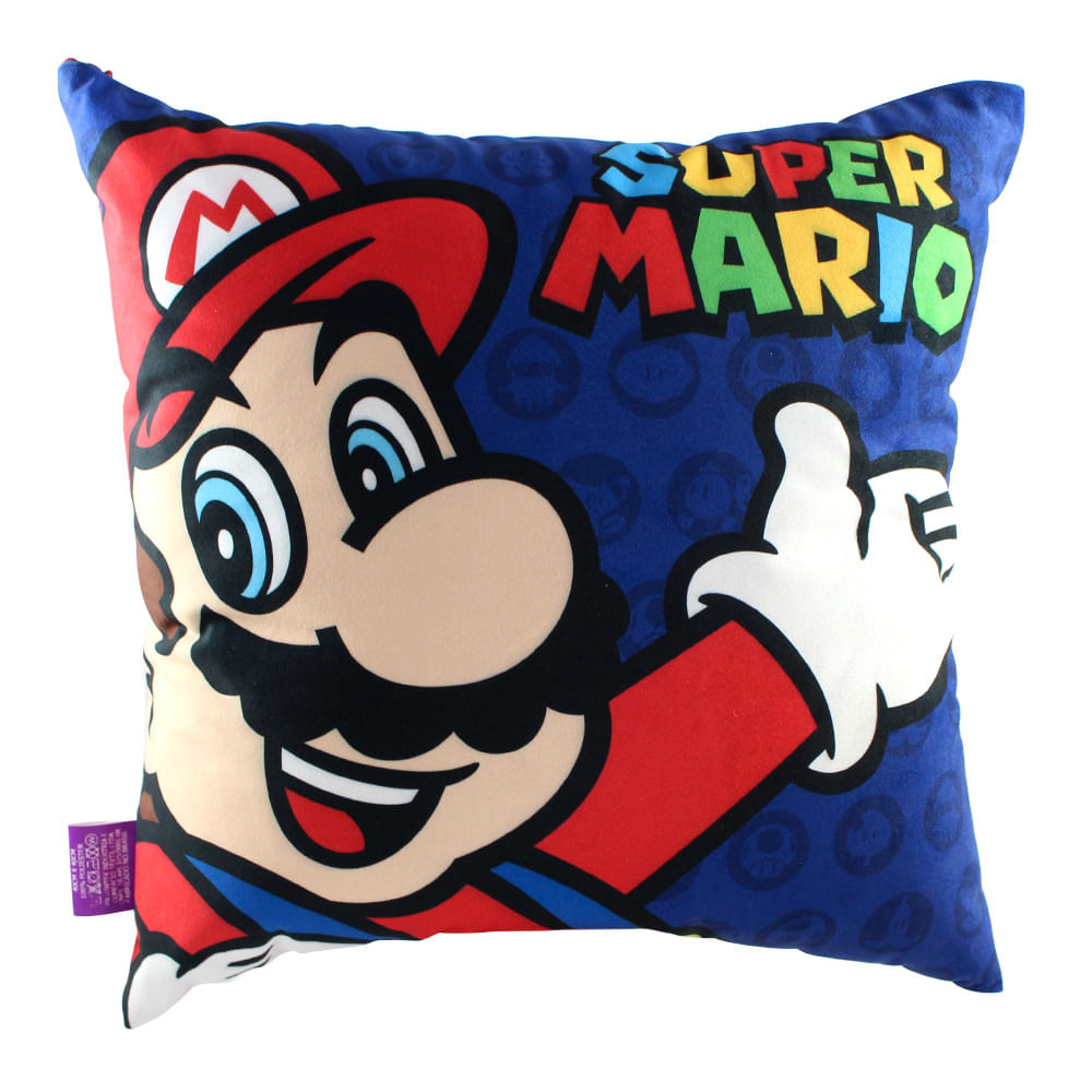 Almofada Mario e Luigi em Oferta na Shopee