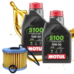 Troca de Óleo Cb 300f Twister Cb 250f Twister Motul 5100 15w50 + Filtro