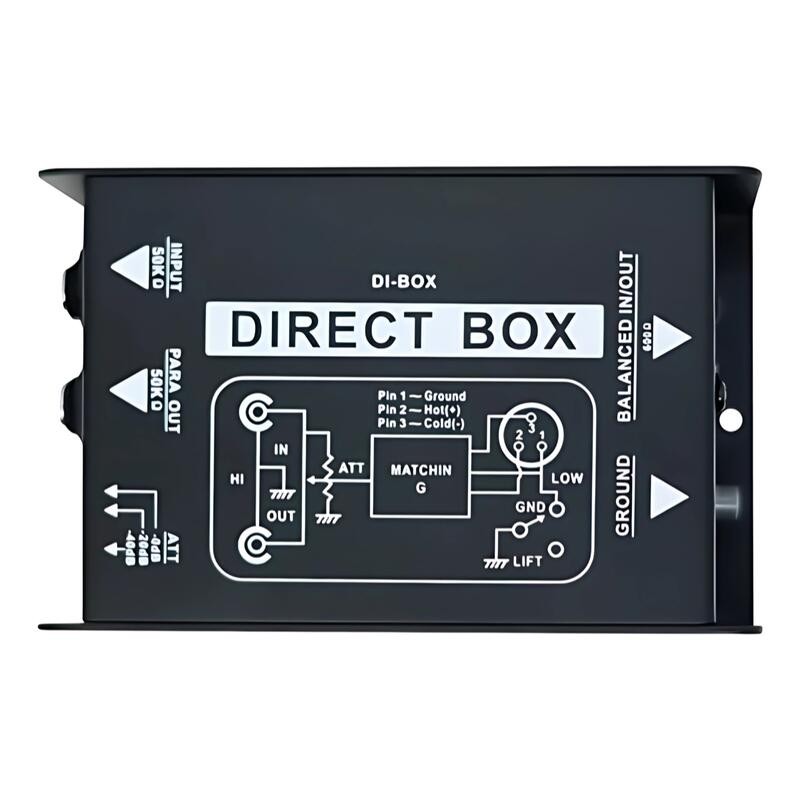 DIRECT BOX CUSTOM SOUND PASSIVO MONO CSDI 01
