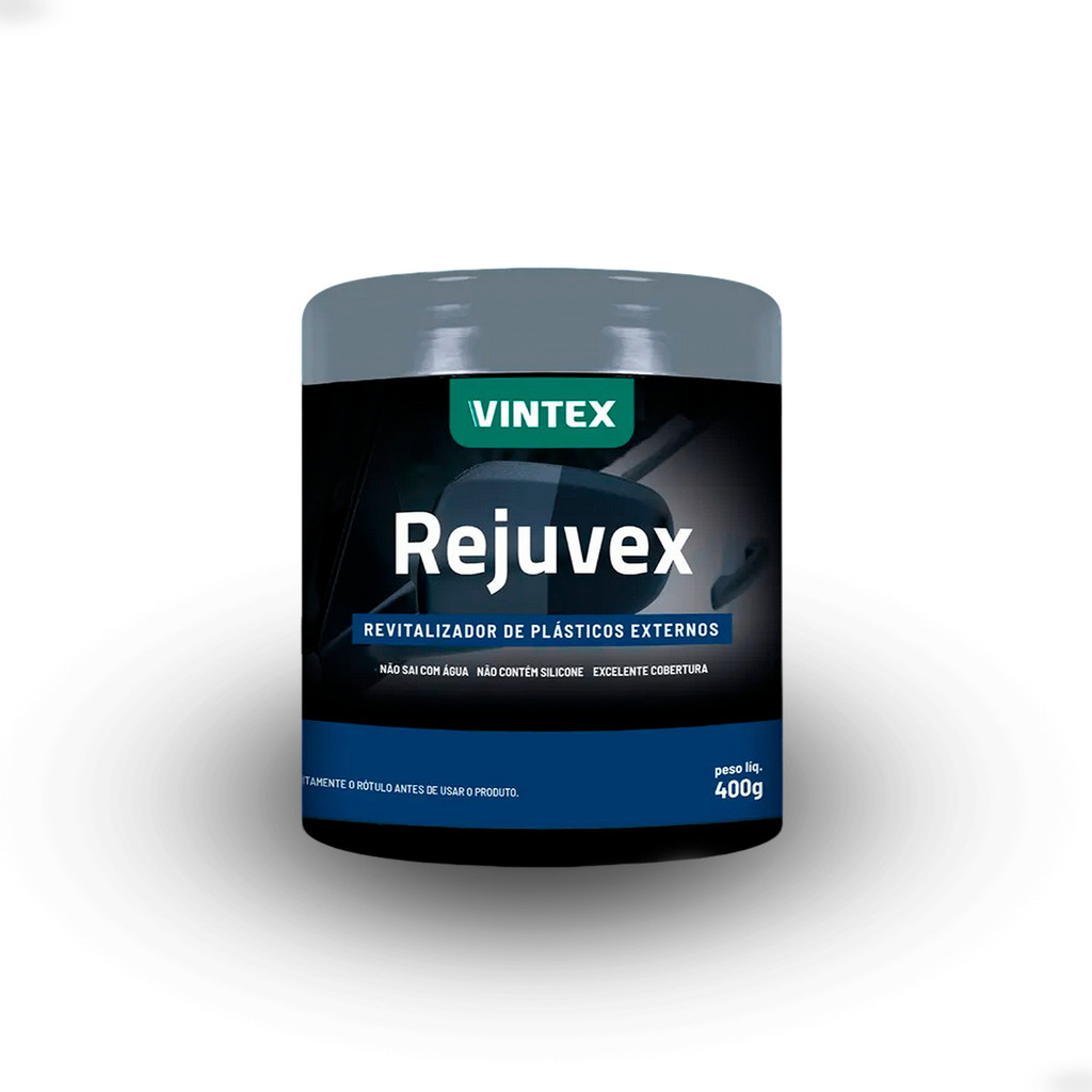 Vintex Rejuvex Revitaliza Plásticos Automotivos 400g, Brilho Duradouro, Resiste à Água, Ideal para Oficinas - 12un em Oferta na Shopee