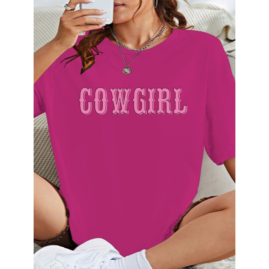 Camiseta Estilosa Feminina Despojada Blusa Attitude Top Model Estampada Feminina Oversized