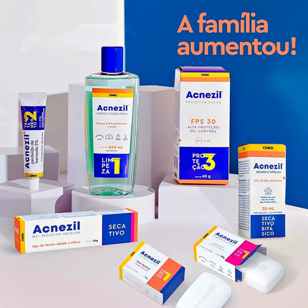 Acnezil – A Linha Completa ou Individual Contra a Acne | Limpeza, Tratamento e Proteção em Oferta na Shopee