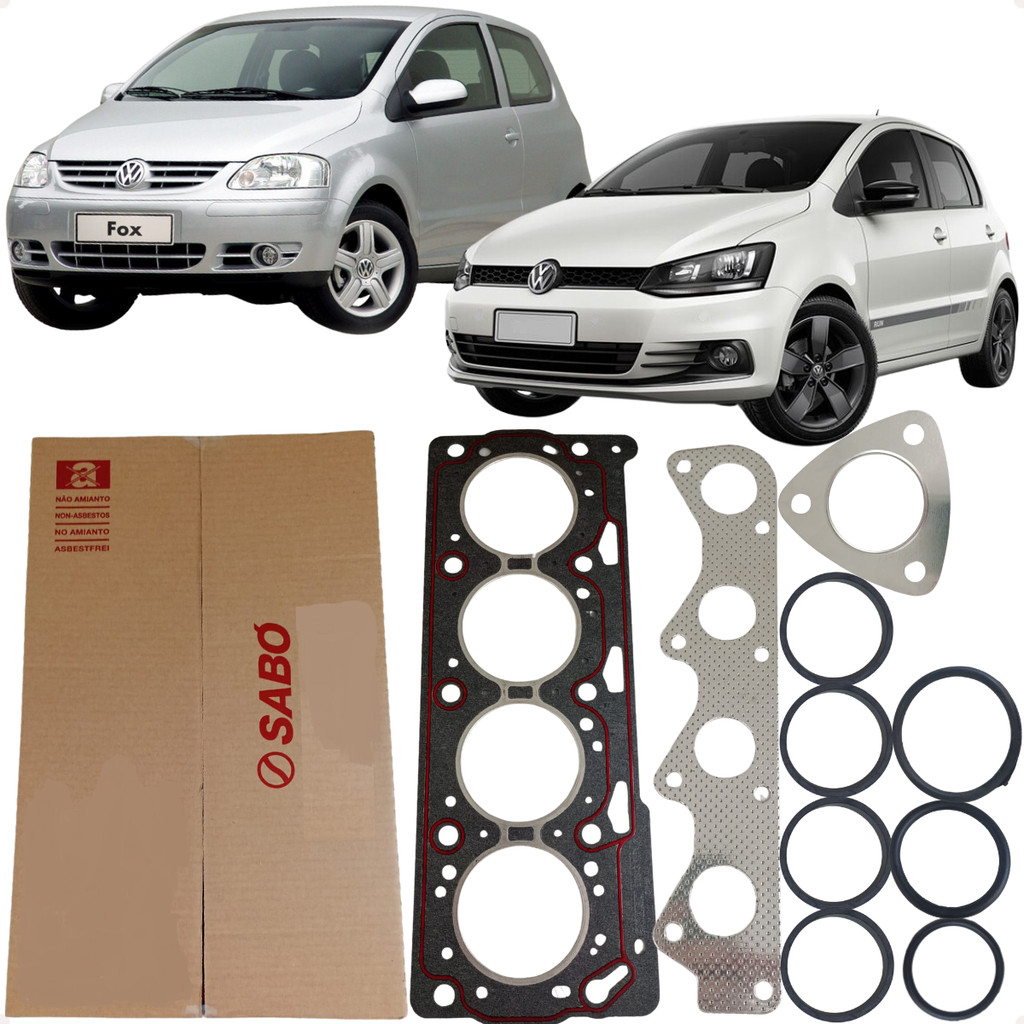 Jogo Junta Superior Cabeçote Gol G5 G6 Voyage Flex 1.0 8v EA111 Sabó em Oferta na Shopee