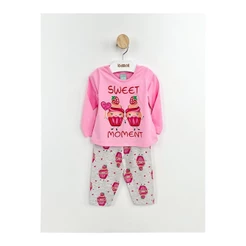 Pijama Menina Manga Longa Brilha no Escuro Cupcake Sweet - Kyly