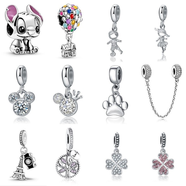 Charm Berloque Prata 925 Charms Pulseira Clássica Acessórios