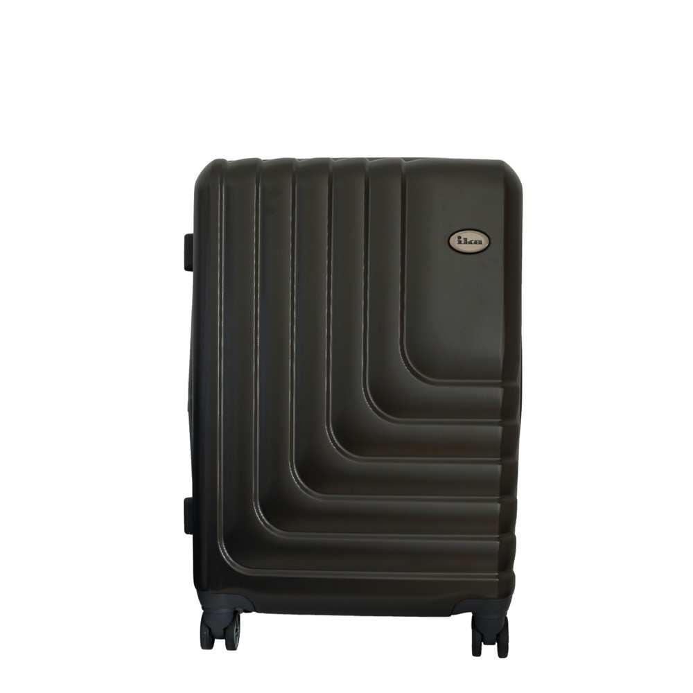 Mala de Bordo ABS para Viagem Ika Flex Cadeado TSA Embutido Rodas Duplas 360º Grafite em Oferta na Shopee