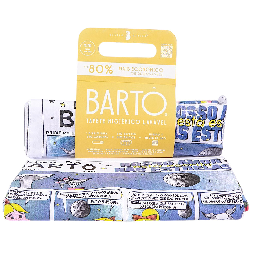 Tapete Higiênico Lavável Diário Canino 2ª Ed. Mini B.Art 40x58cm