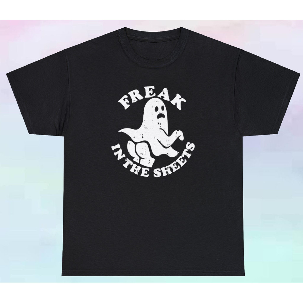 Camiseta Masculina Halloween Ghost Freak In The Sheetsfunny Humor