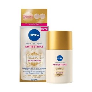 NIVEA LUMINOUS 630® Sérum Óleo Corporal Antiestrias 100ml em Oferta na Shopee