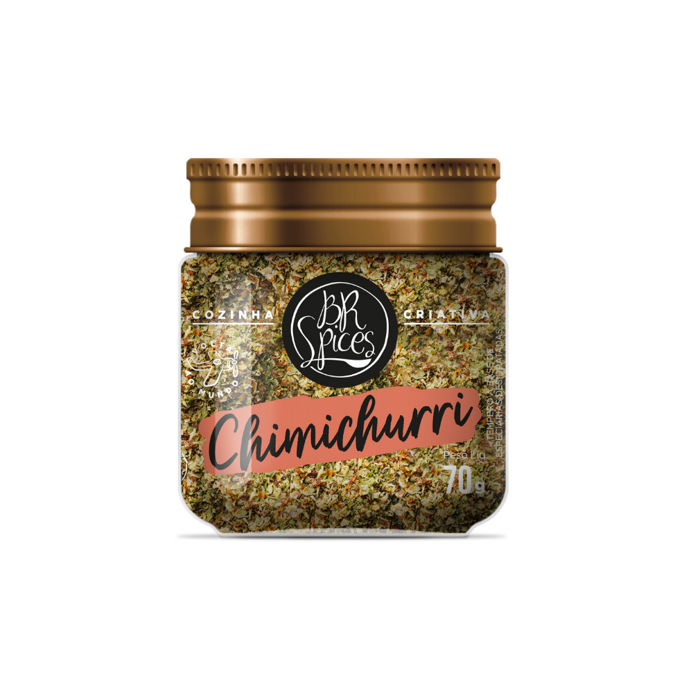 Tempero Pote BR Spices Chimichurri (Seco) 70g em Oferta na Shopee