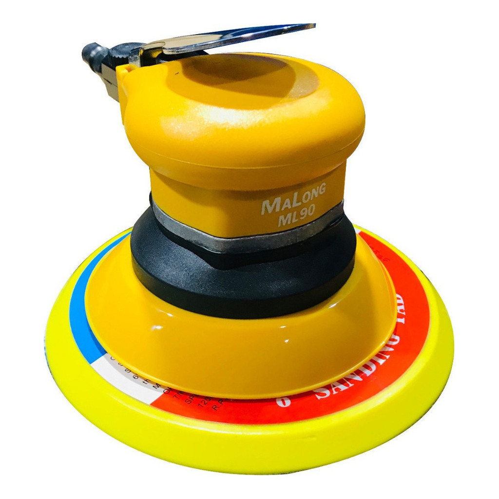 Lixadeira Pneumática Roto Orbital Base 6 Pol. ML90 Malong em Oferta na Shopee