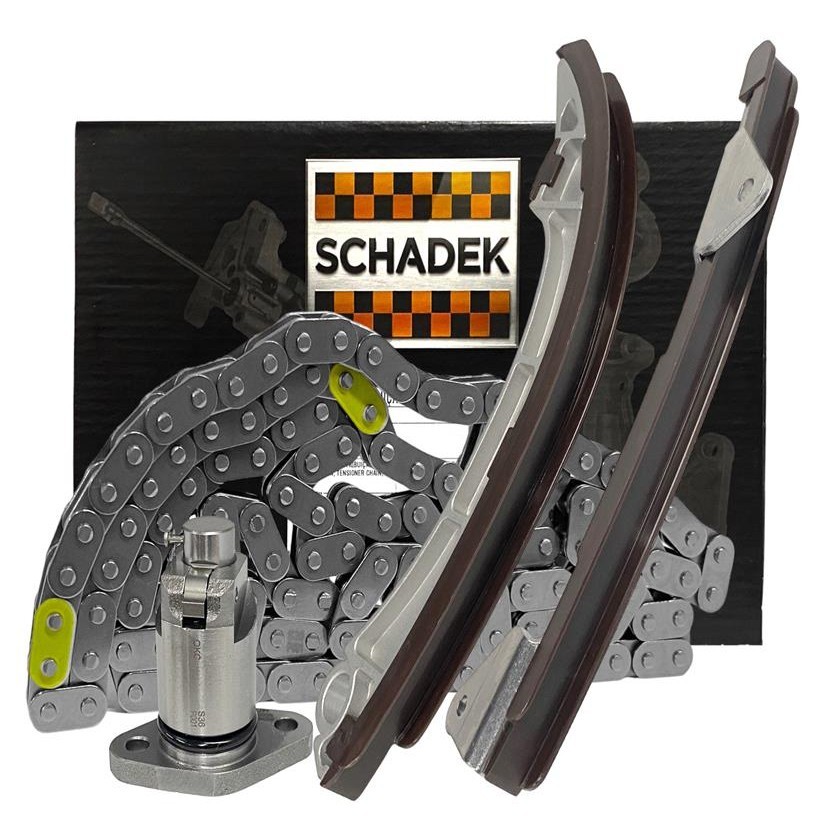Kit Distribuição Schadek Corolla 1.6 1.8 16V Fielder 1.8 03-10 Corrente Tensor Guias