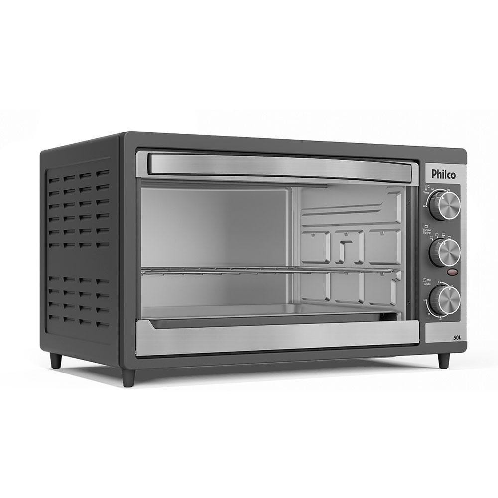 Detalhes do Forno Elétrico 50L Philco PFE52P Preto 127V