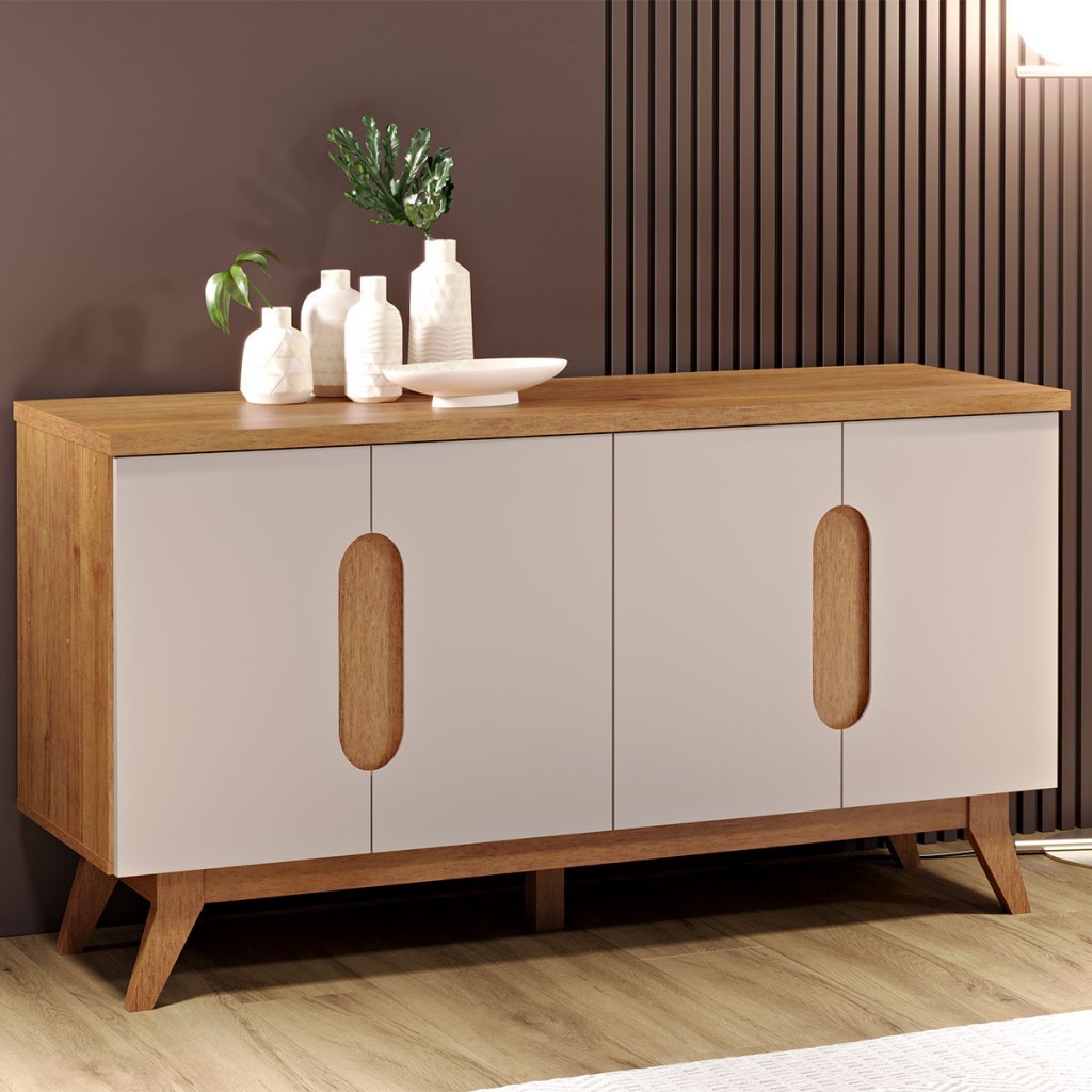 Balcão Buffet Maiky 4 Portas em Oferta na Shopee