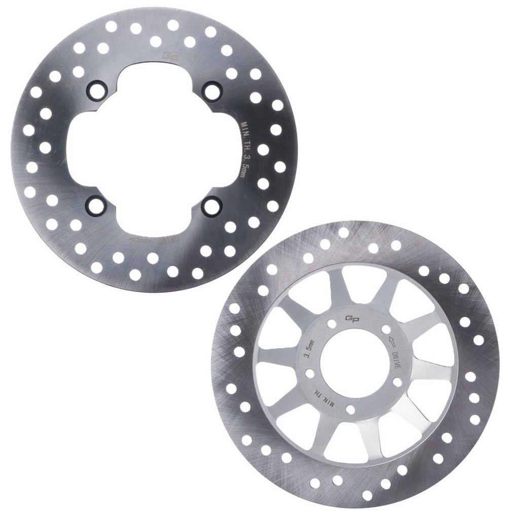 Par Discos de Freio Nxr 160 Bros / Xre 190 Dianteiro e Traseiro