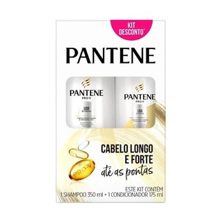Kit Shampoo 350ml + Condicionador Pantene Pro-V Liso Extremo 175ml em Oferta na Shopee