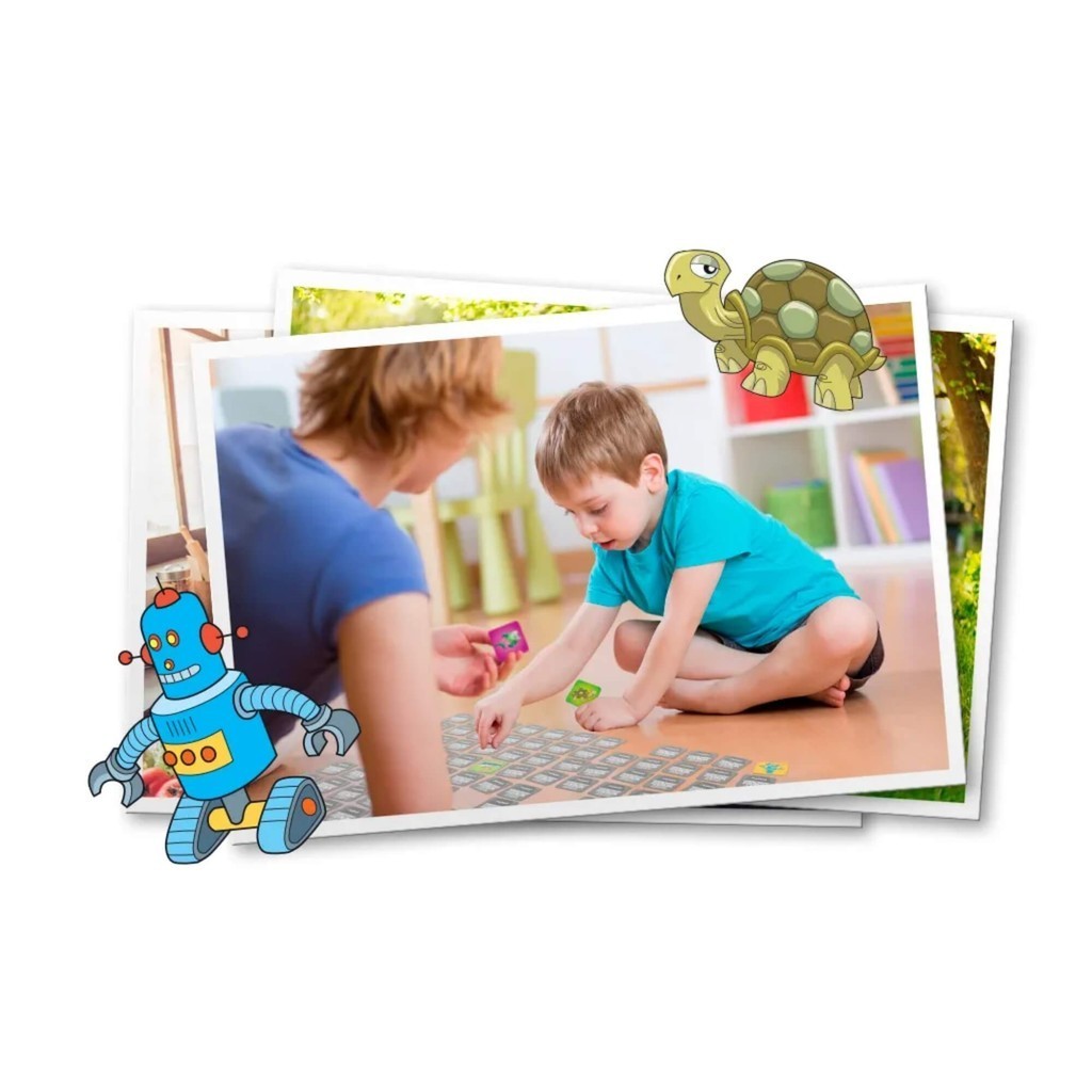 Detalhes do Brinquedo Jogo Supermemoria Figuras Infantis Grow - 02646