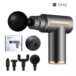 Pistola de massagem elétrica, massageador de tecidos profundos em Oferta na Shopee