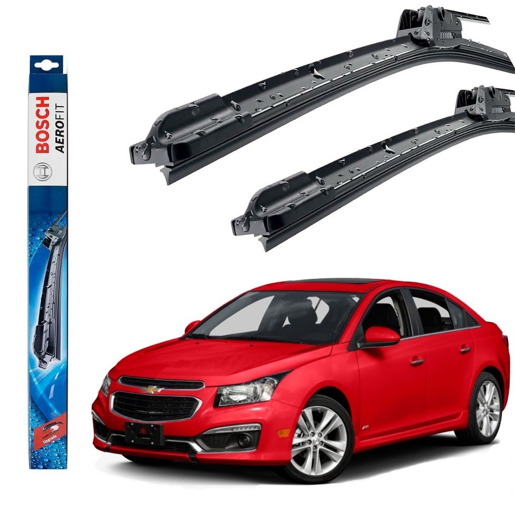 Jogo Palheta Dianteira Limpado Para-brisa Bosch Cruze Sedan Hatch 2011 A 2016 em Oferta na Shopee