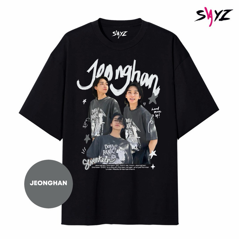 Camiseta kaos Seventeen Joshua Wonwoo Hoshi The8 Vernon Seungkwan Jeonghan Jun -Estilo Coreano