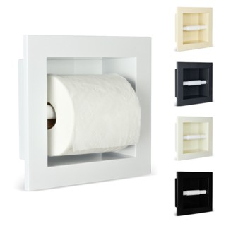 Nicho Porta Papel Higiênico Papeleira Embutir de Parede Suporte Papel Higienico Banheiro em Oferta na Shopee