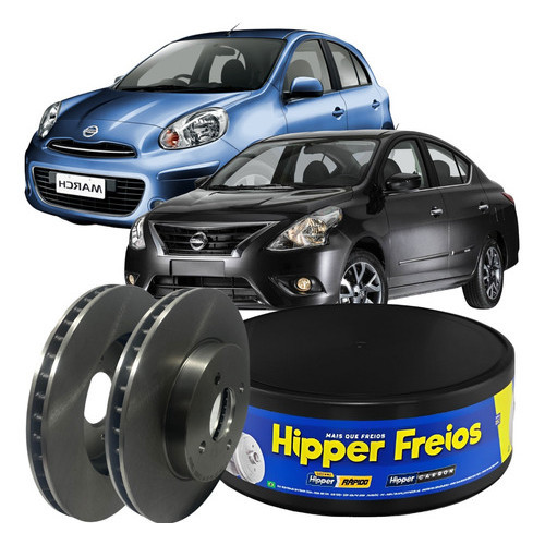 Par Disco Freio Dianteiro Ventilado March Versa 1.0 12v 1.0 16v 1.6 16v 2012 À 2021 em Oferta na Shopee