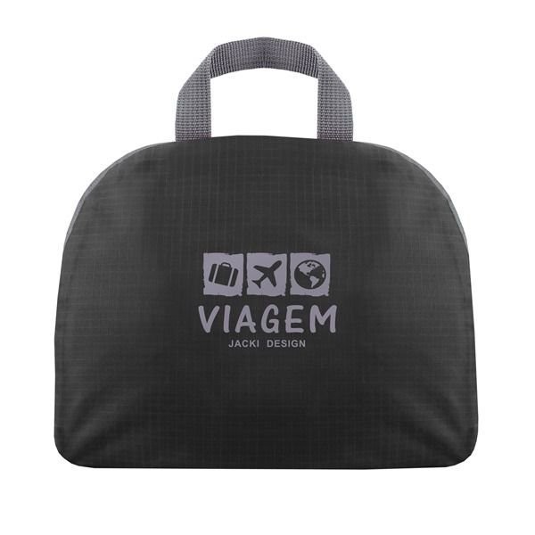 Detalhes do Mochila Dobrável para Viagem Estampa Lisa - Jacki Design