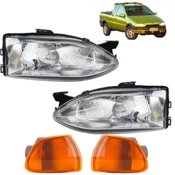 PAR Farol Lanterna Strada 1996 1997 1998 1999 2000 G1 AM Cromado