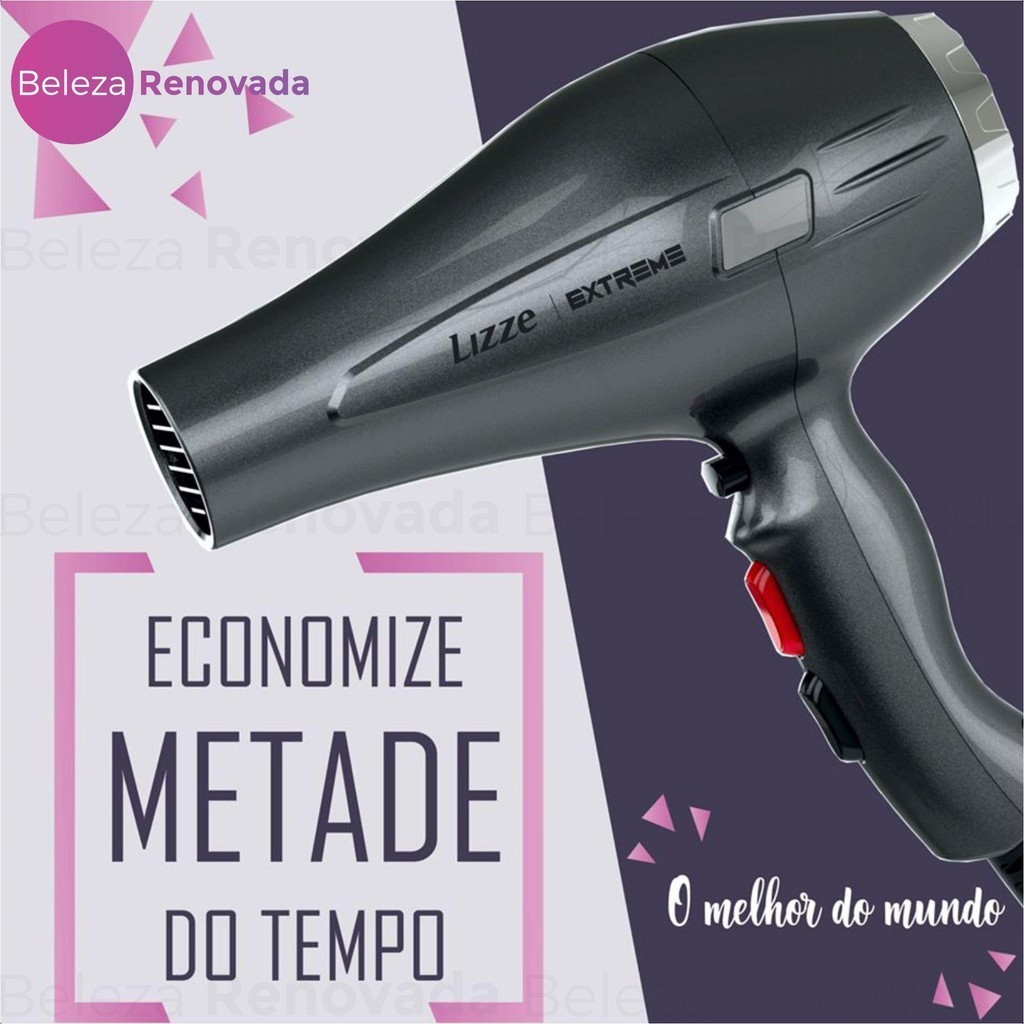 Kit Lizze Extreme Prancha TITANIUM 480 ºF + Secador 2400W · foto 2