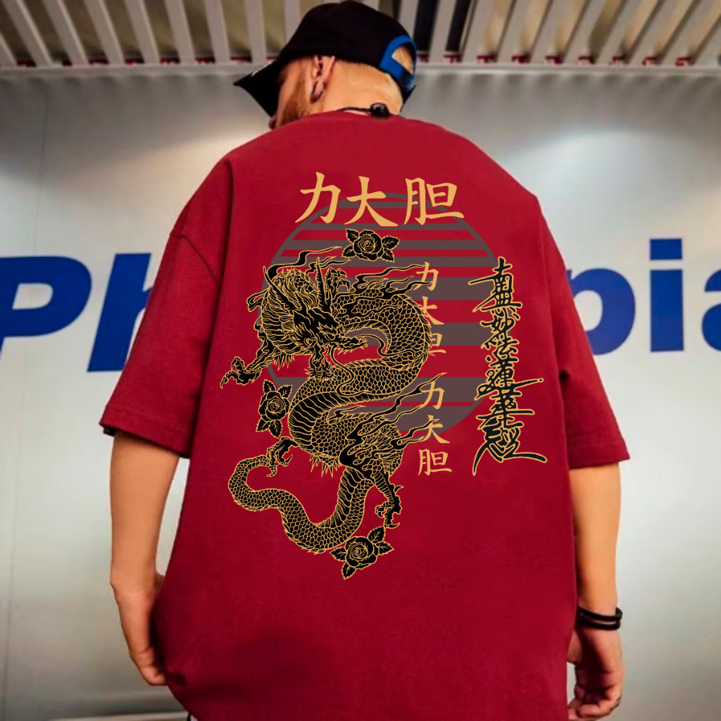 Camiseta Camisa Algodão Oversized Gráfico Solto Respirável Streetwear Selvagem Góticas
